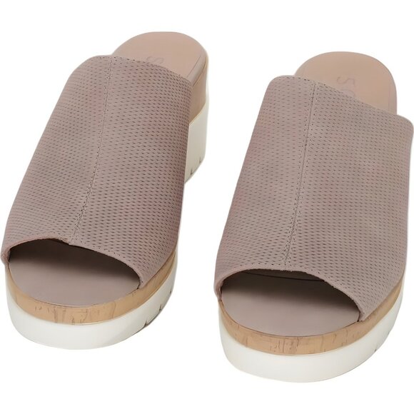 Soul Naturalizer Goodtimes Mule Sandals Taupe Faux Leather US 6.5W EU 36.5 - Picture 5 of 6